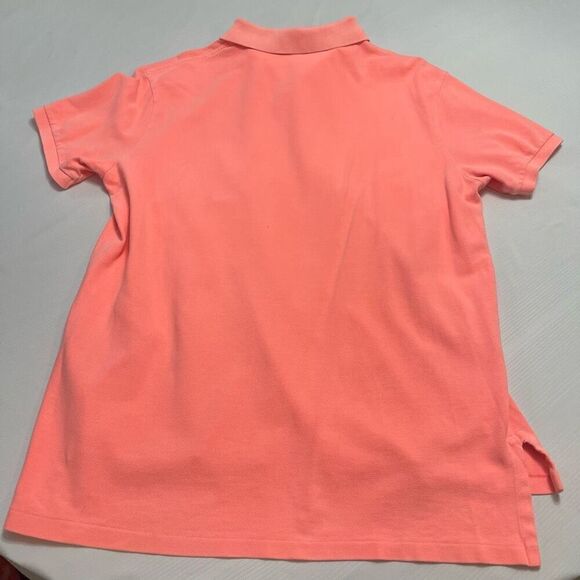 Polo Ralph Lauren Men’s Neon Peach Orange Custom Fit VTG Neon Polo Shirt Size XL - Picture 6 of 7